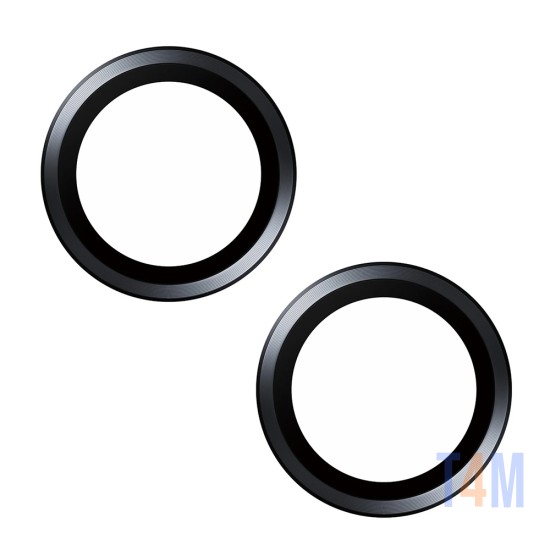 Protetor de Vidro da Câmera Traseira para Apple iPhone 15/15 Plus Preto